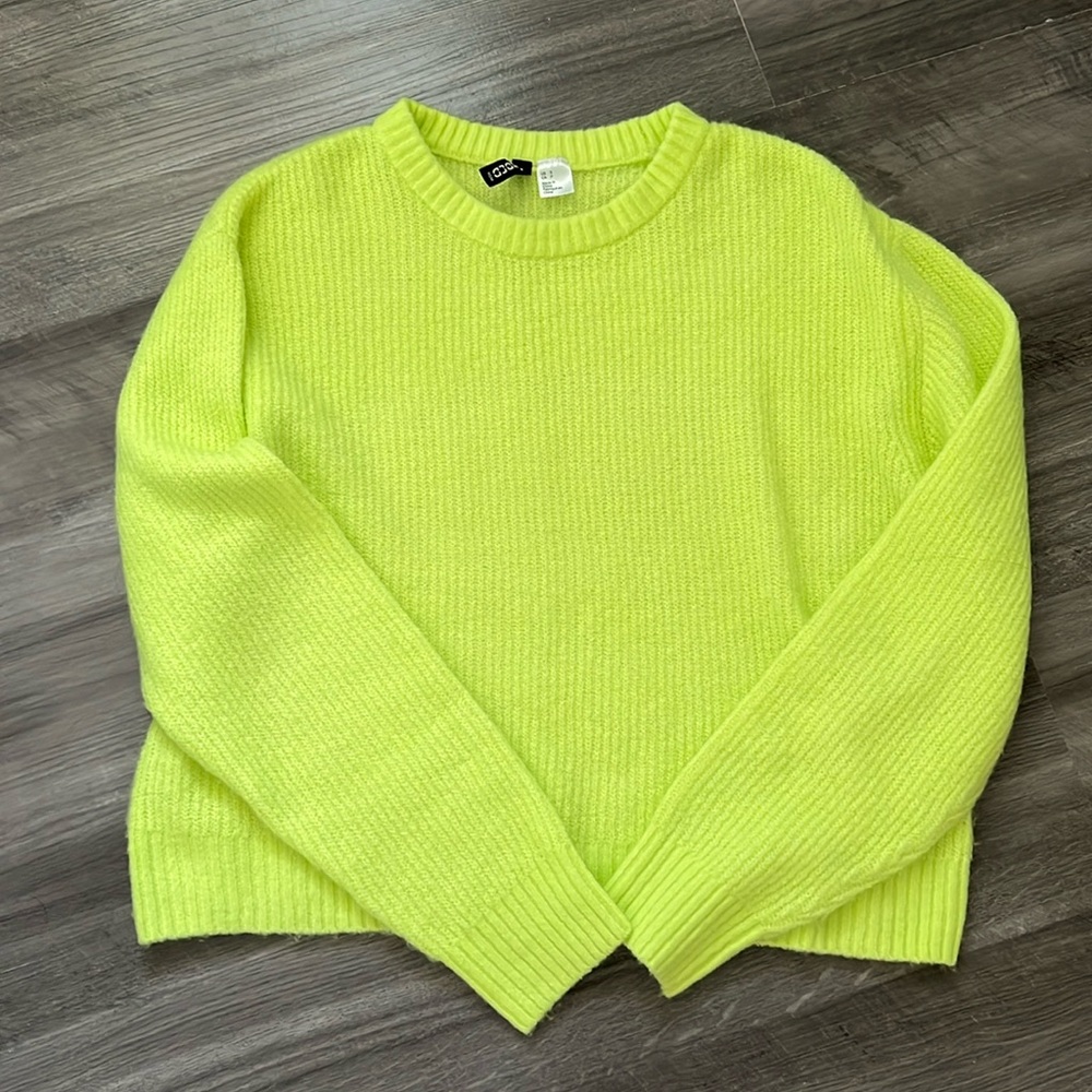 Neon sweater from h&m